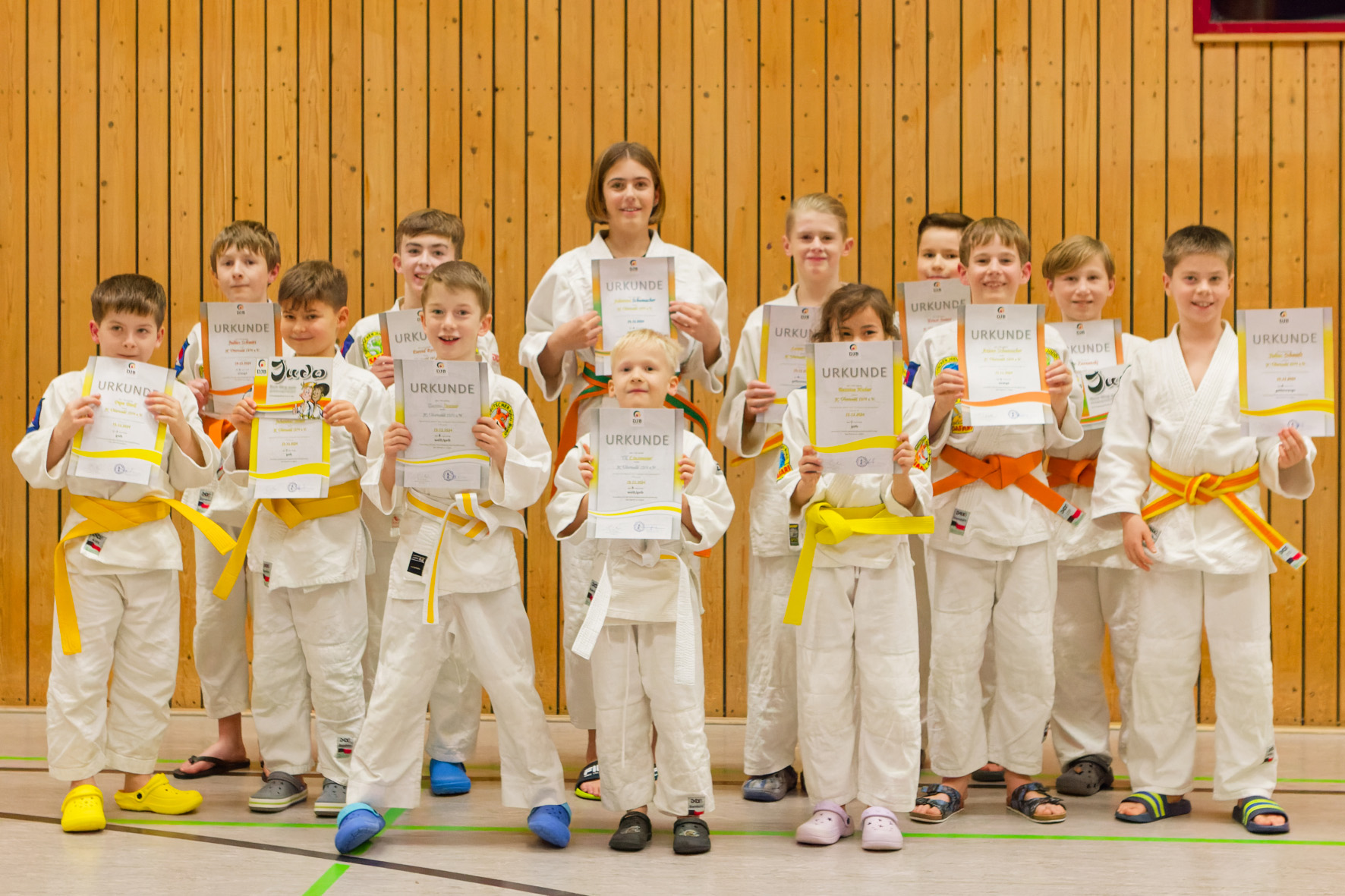 Kyu Prüfung Dezember 2024 Judo-Club Überwald  1974 e.V.